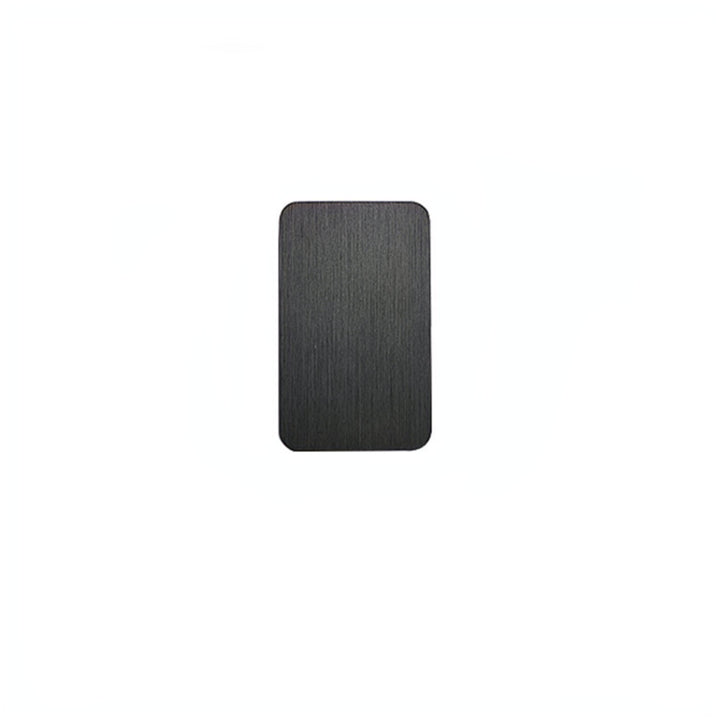 Indoor LED wall lamp with a sleek, modern rectangular design, providing soft ambient light.