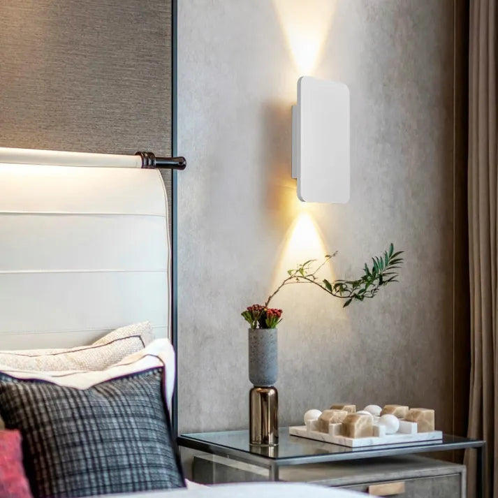 Horizontal Sleek indoor LED wall light, perfect for modern accent lighting.