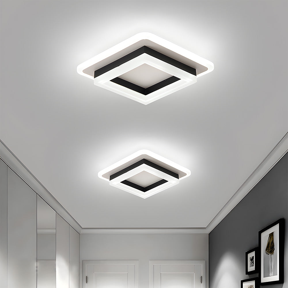Minimalist LED ceiling light, perfect modern accent for any space.