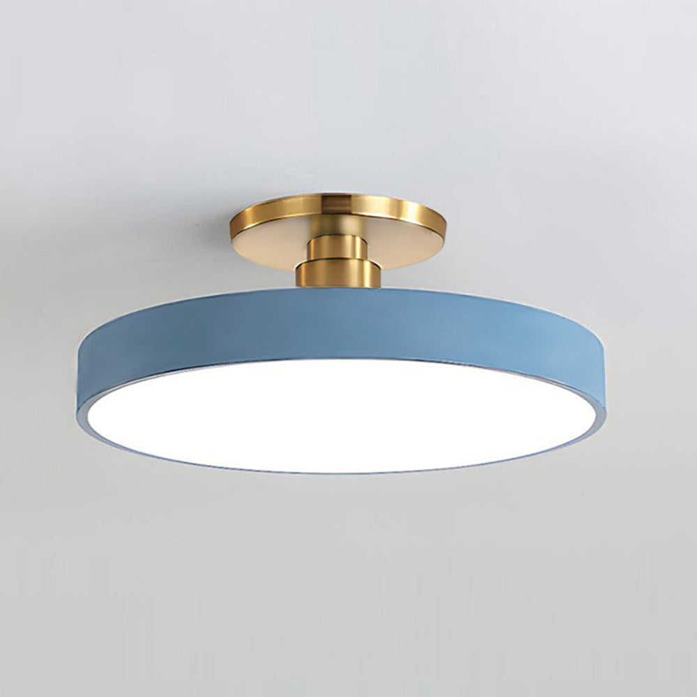 Bright LED ceiling lamp, modern design for effective home illumination.