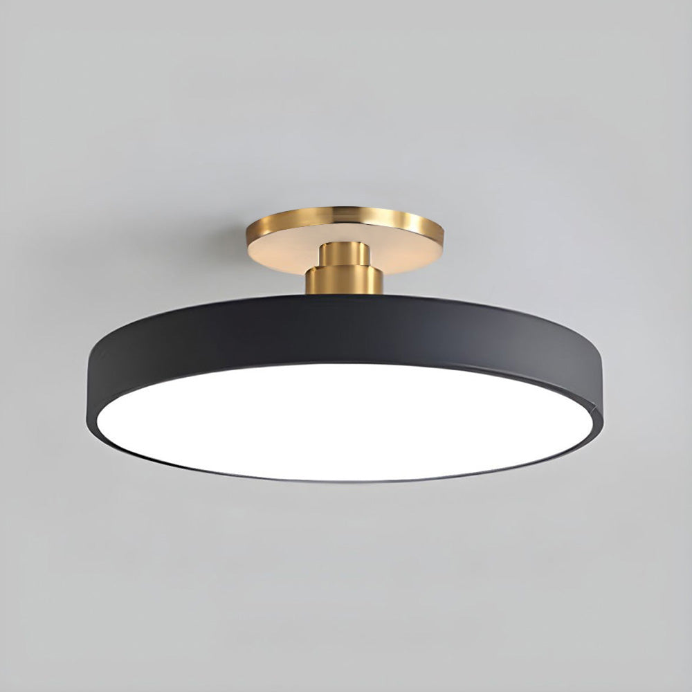 Dimmable LED ceiling light, versatile for bedroom, living room, or kitchen.