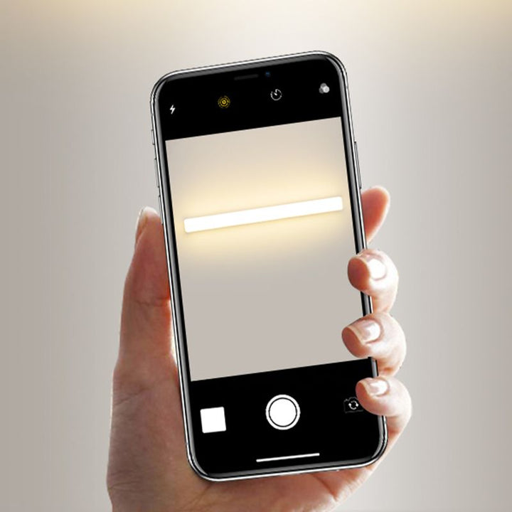 Sleek LED wall-mounted lamp, boosting modern home interior design.