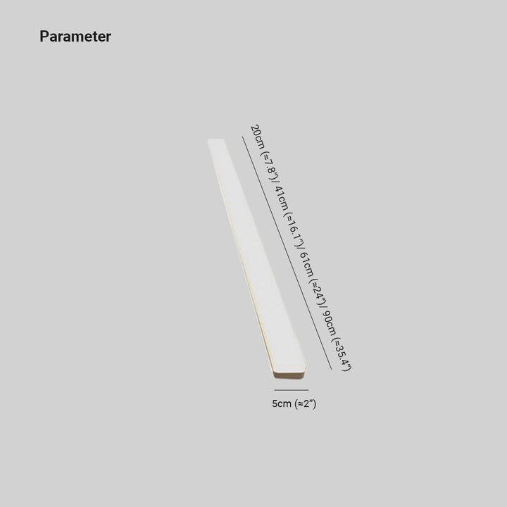 Modern LED linear light, great for stylish home interior illumination.