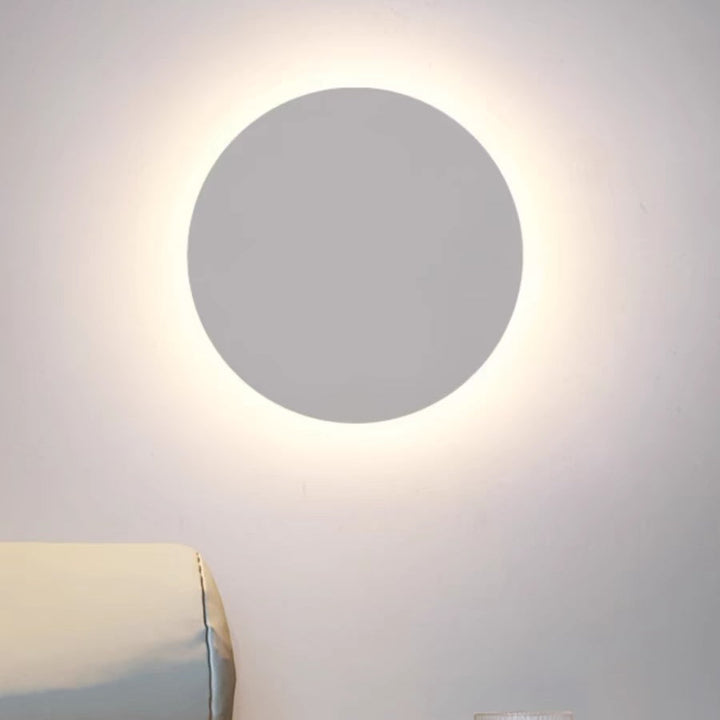 Contemporary outdoor wall lamp, LED lighting for entrance & patio ambiance.