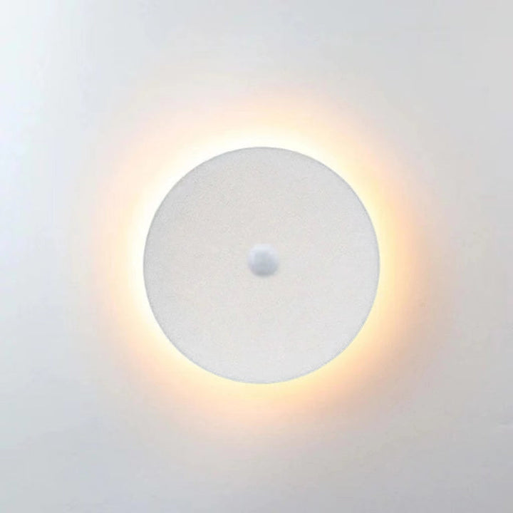 Sleek LED wall lamp, enhancing the modern aesthetic of any outdoor living area.