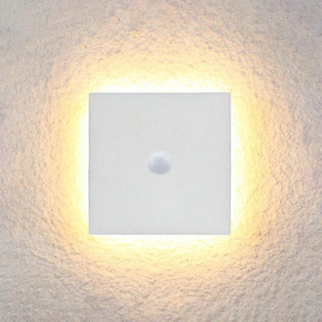 Bright outdoor LED wall light, perfect for illuminating entrances with style.