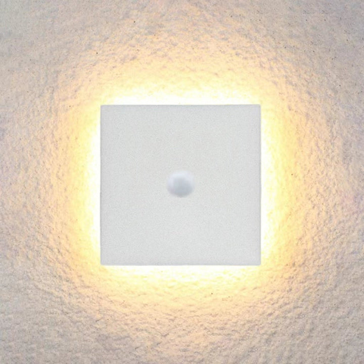 Bright outdoor LED wall light, perfect for illuminating entrances with style.