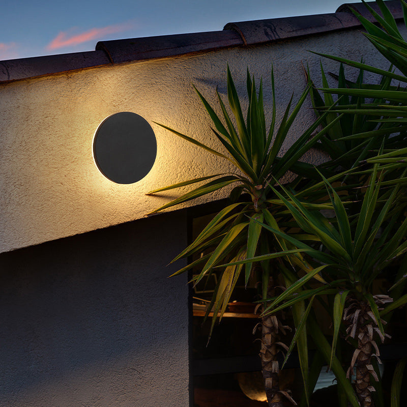 Durable outdoor LED wall lamp, sleek design for exterior home decor.