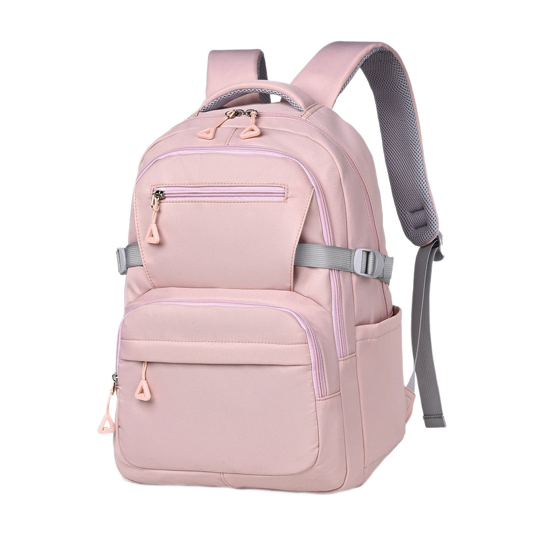 Organized multi-functional laptop backpack interior, perfect for tech gear and daily essentials.
