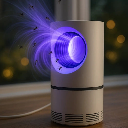 Sleek UV fly trap for effective indoor & outdoor insect control. Chemical-free pest killer & mosquito lamp.