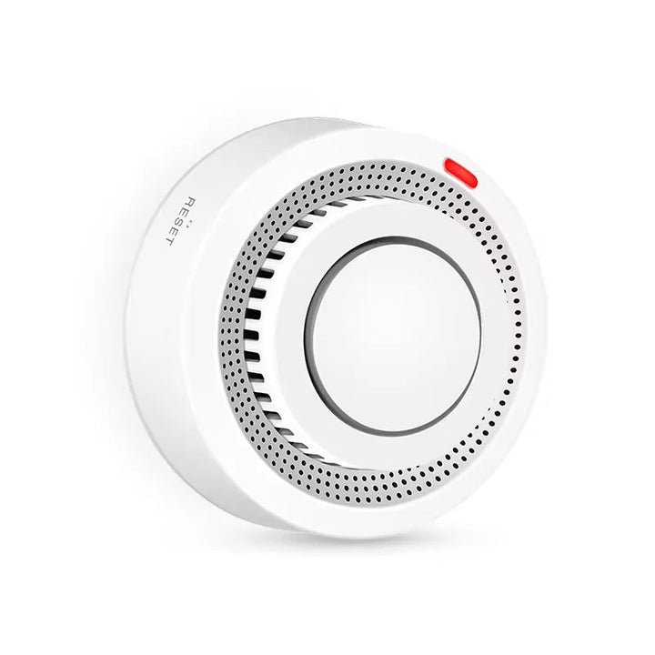 Smart WiFi smoke & heat detector with 85dB alarm. Essential home safety & fire protection via app control.