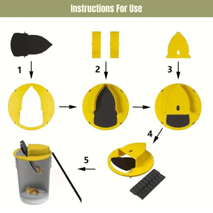 Durable plastic SmartCatch reusable mouse trap, designed for eco-friendly and lasting pest management.