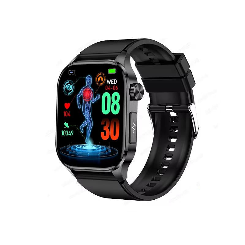Smartwatch with AMOLED display, health tracking, Bluetooth calling & SOS alert.