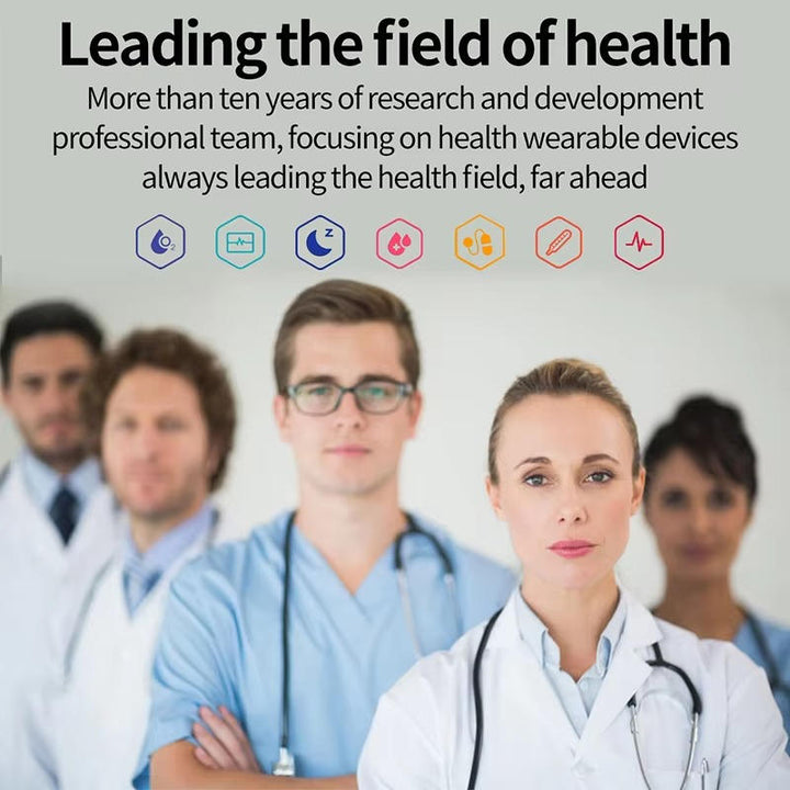 Advanced smartwatch for fitness, tracking heart rate, blood pressure, and making calls.