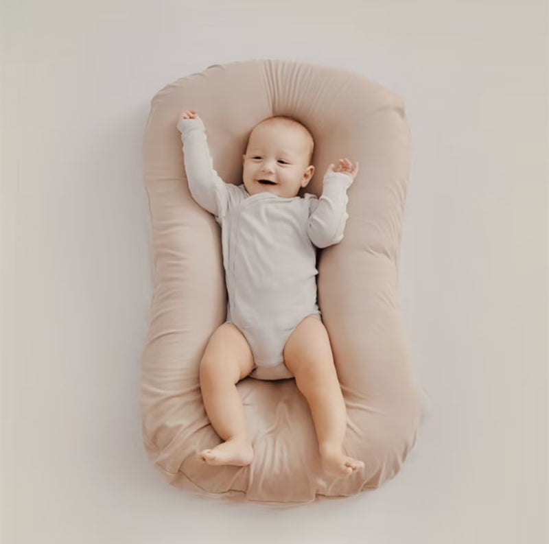 Gentle infant head support with this soft, breathable baby orthopedic pillow. Perfect for newborn comfort & sleep.