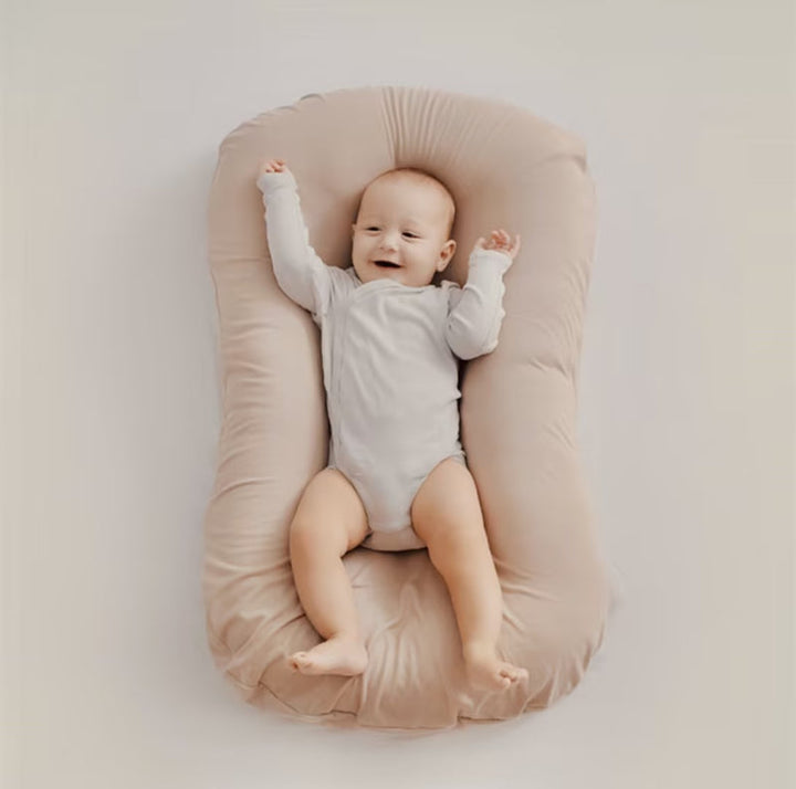 Gentle infant head support with this soft, breathable baby orthopedic pillow. Perfect for newborn comfort & sleep.