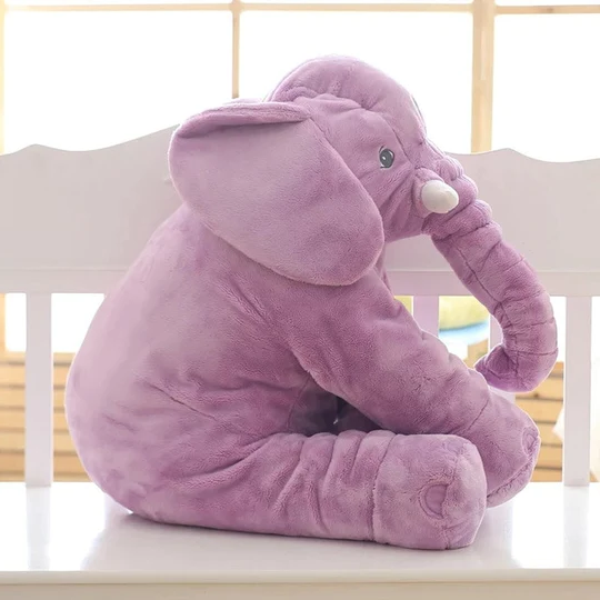 Versatile baby elephant plush for snuggles, play, & tummy time. A gentle soft toy & adorable nursery decor for kids.