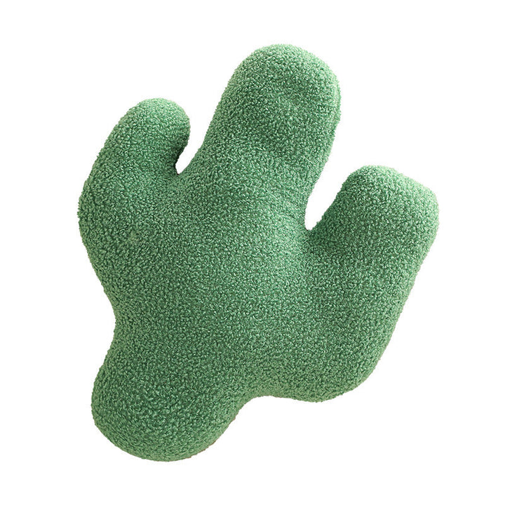 Unisex decorative cactus pillow, a soft accent for any sofa.