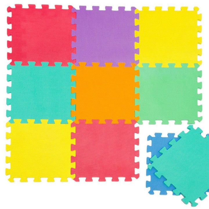 Safe & soft interlocking foam mats, perfect for babies' tummy time & toddlers' play.