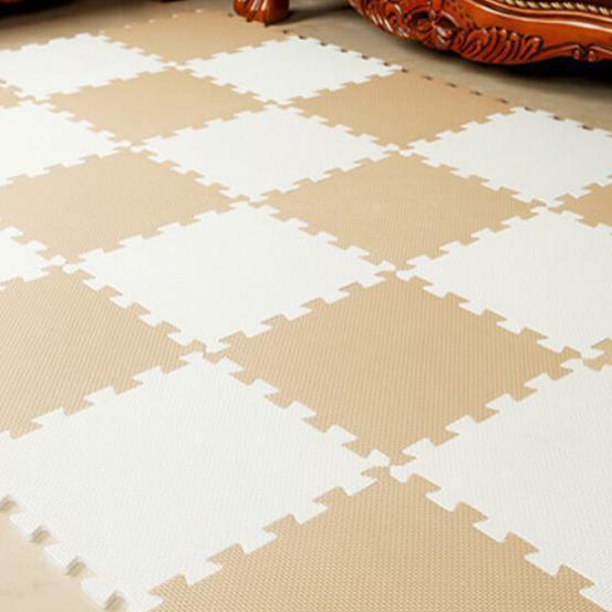 Thick puzzle exercise mats, ideal for home gym workouts or a soft play space.
