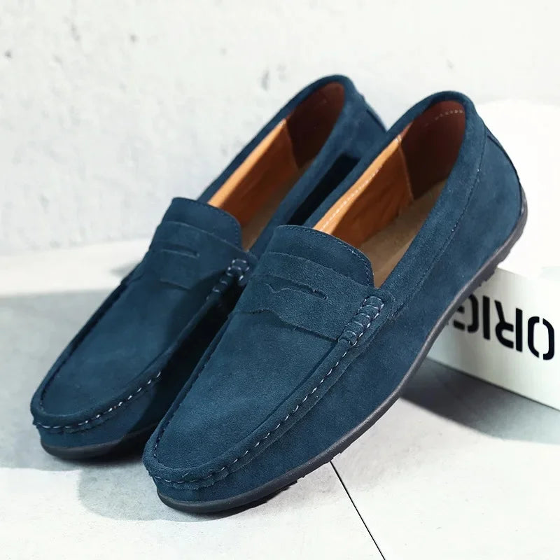 Men's soft & stylish slip-on loafers for ultimate comfort. Versatile footwear for both casual and formal fashion.