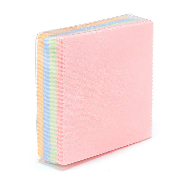 Ultra-soft microfiber cloth for sensitive optics, camera lenses, touchscreens. Removes smudges; ideal lens cleaner.