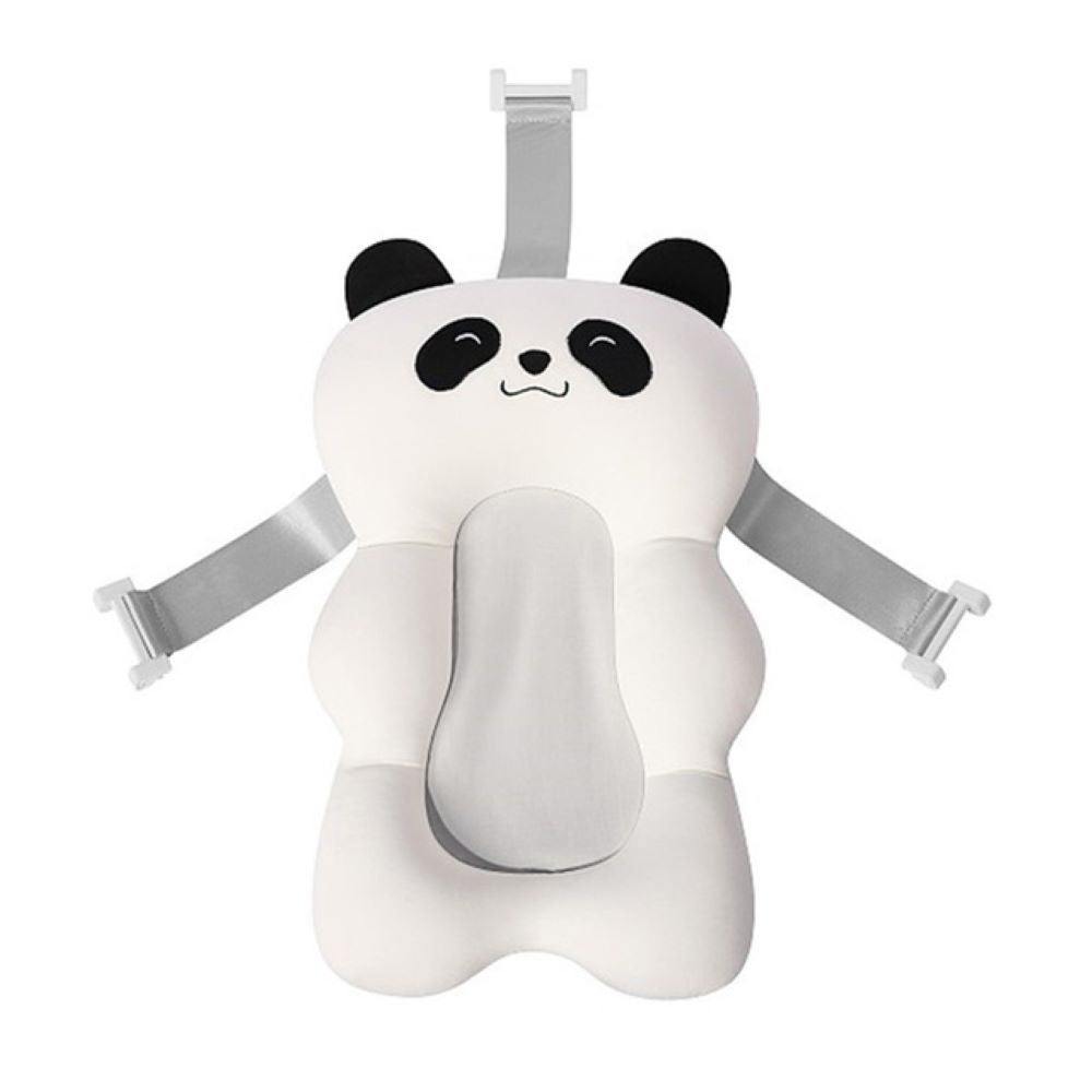 Newborn bath support cushion, ultra-soft & non-slip for safe, comfortable infant bath time. Essential baby care.