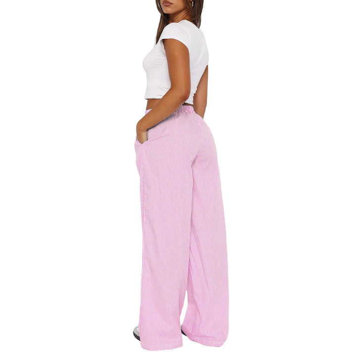 Versatile women's soft lounge pants in a relaxed fit with elastic waist and pockets for ultimate comfort.