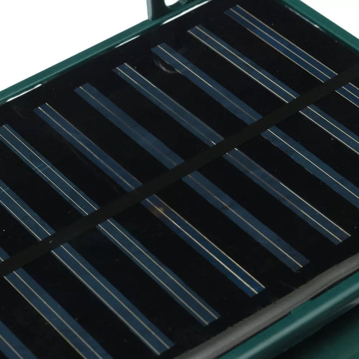 Outdoor solar motion sensor bird repeller for effective garden pest control & animal scarer.