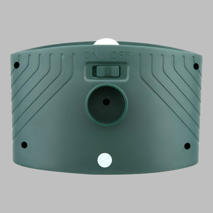 Humane solar ultrasonic rabbit repeller, a safe and eco-friendly garden protection solution.