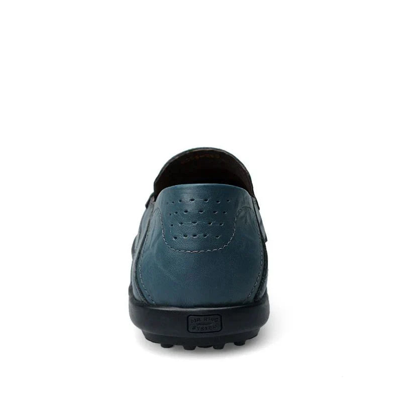 Classic Men's Aure Loafers, sleek slip-on dress shoes designed for sophisticated style and everyday comfort.
