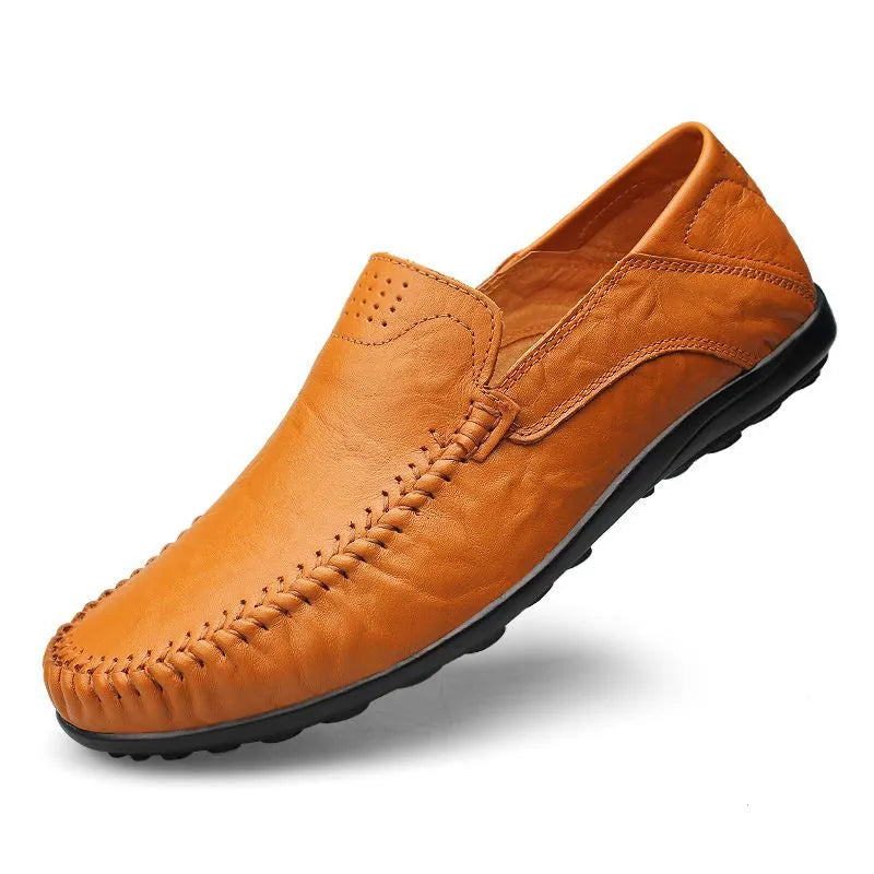 Elegant Men's Aure Loafers, essential slip-on formal shoes for business or sophisticated casual men's footwear.