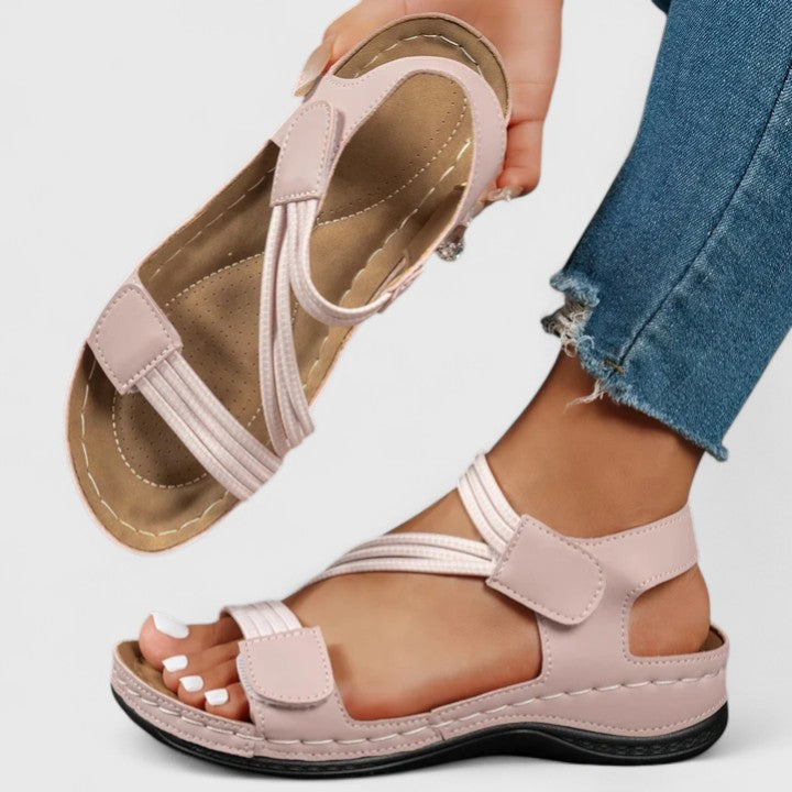 Sophisticated orthopedic sandals for women offering pain relief, arch support, and foot comfort.
