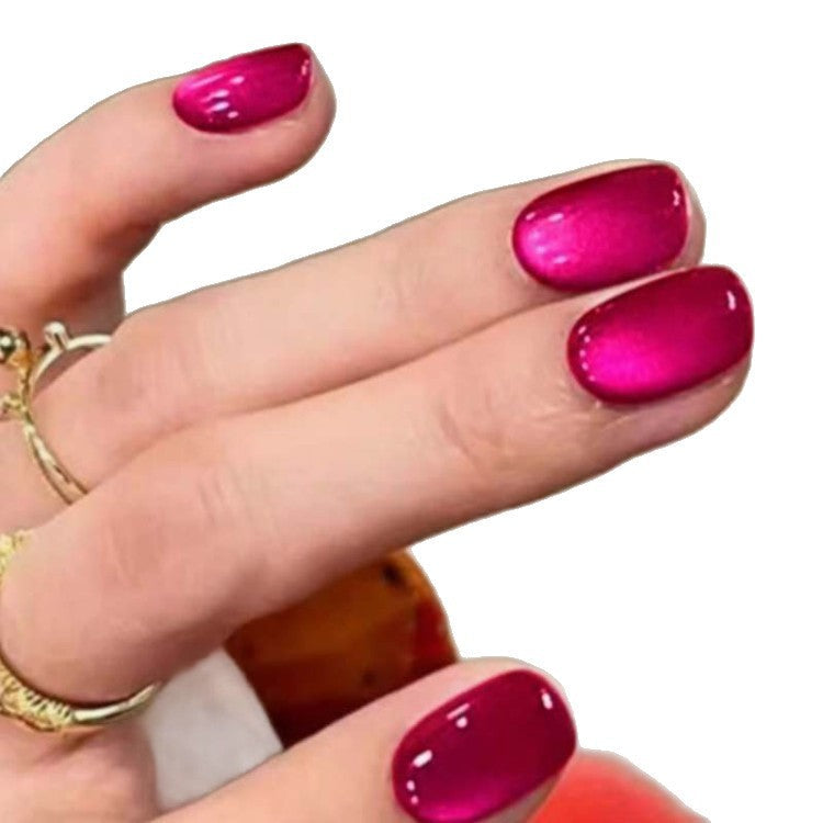 Women's glittering press-on nails, delivering instant glamour & a sparkling finish for any occasion.