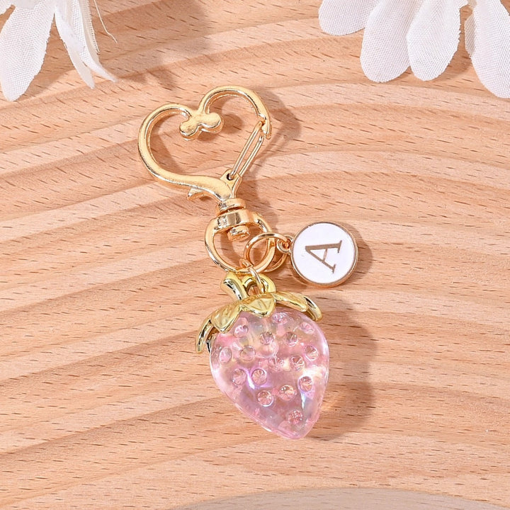 Charming sparkling strawberry key holder, great gift idea.