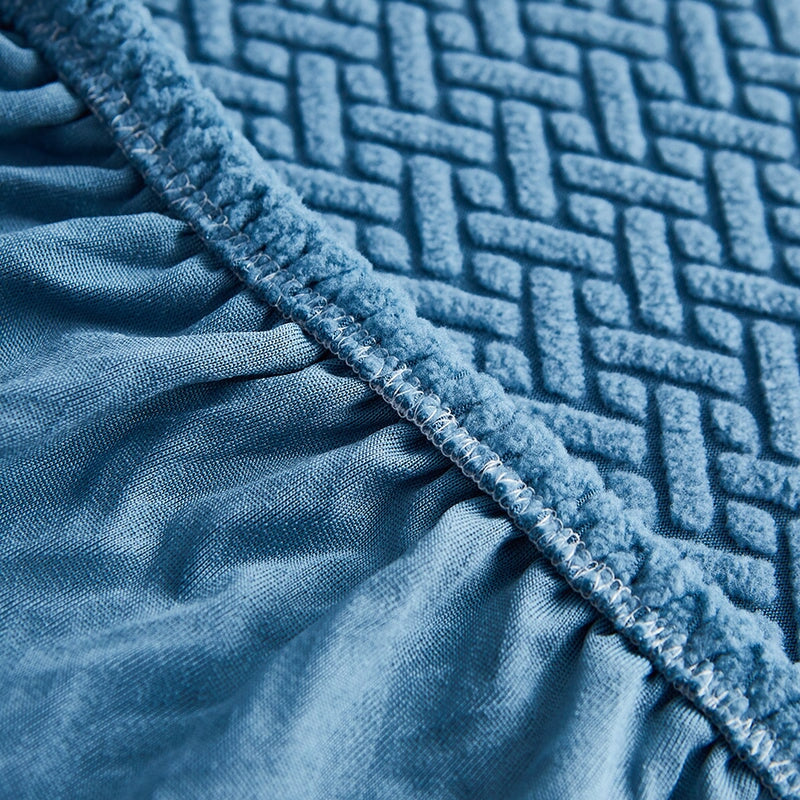 Modern stretch sofa cover for sectional, enhancing home decor while protecting your furniture.