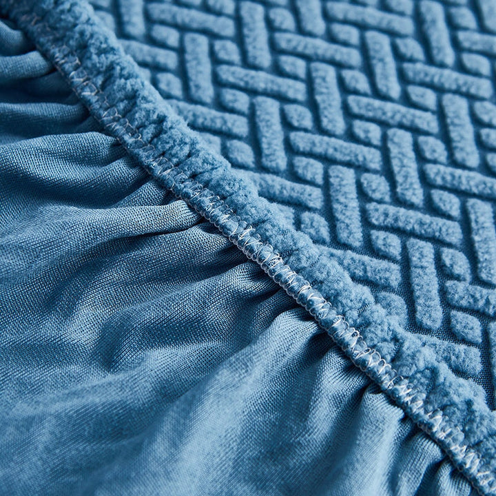 Modern stretch sofa cover for sectional, enhancing home decor while protecting your furniture.