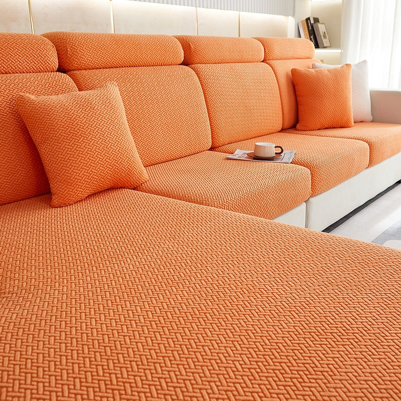 High-quality stretchable sectional sofa cover, ensuring your living room furniture stays pristine.