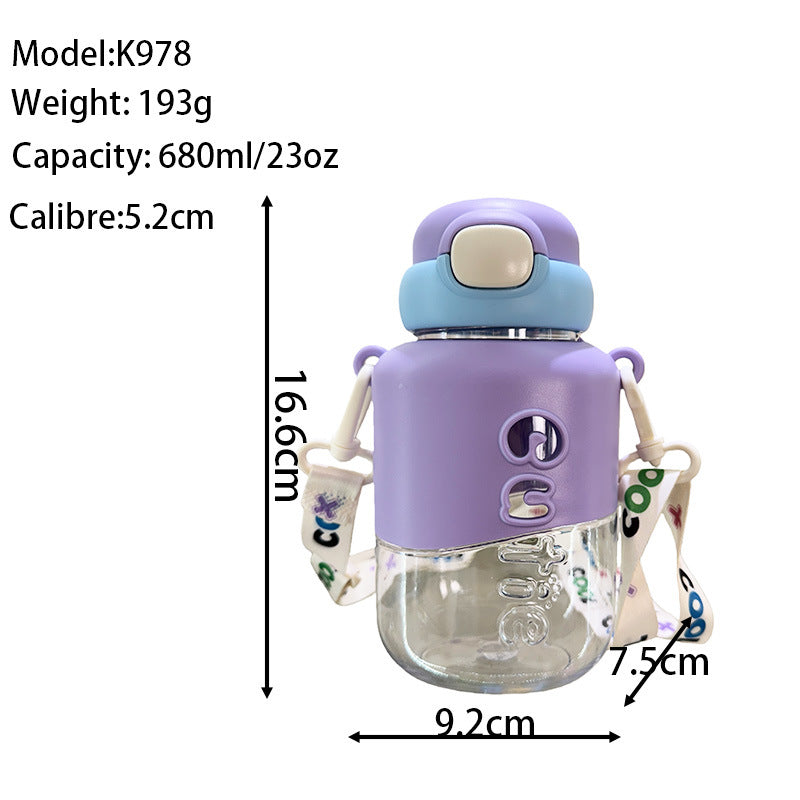 Eco-friendly 23oz reusable water bottle for women. Stylish, BPA-free & leak-proof for everyday hydration & sports.