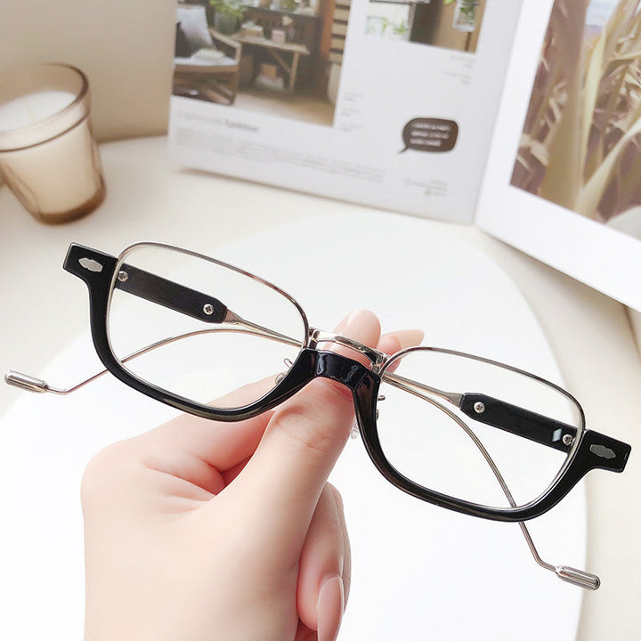 Chic rectangular optical frames, enhancing your look with subtle elegance.