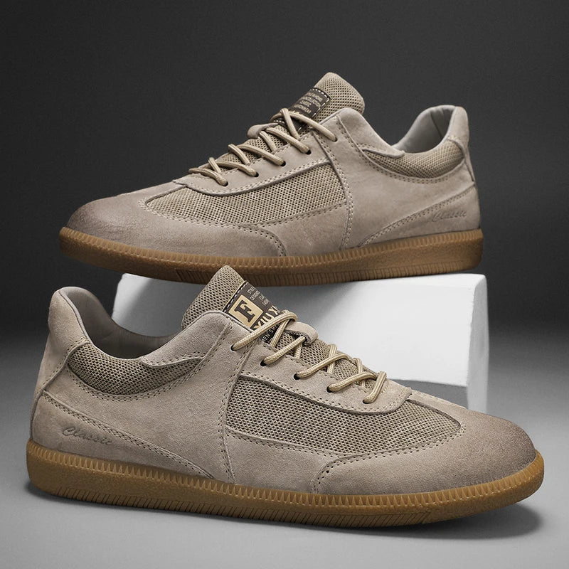 Classic men's athletic-casual sneakers. Stylish lace-up footwear offering comfort & excellent grip for everyday walking.