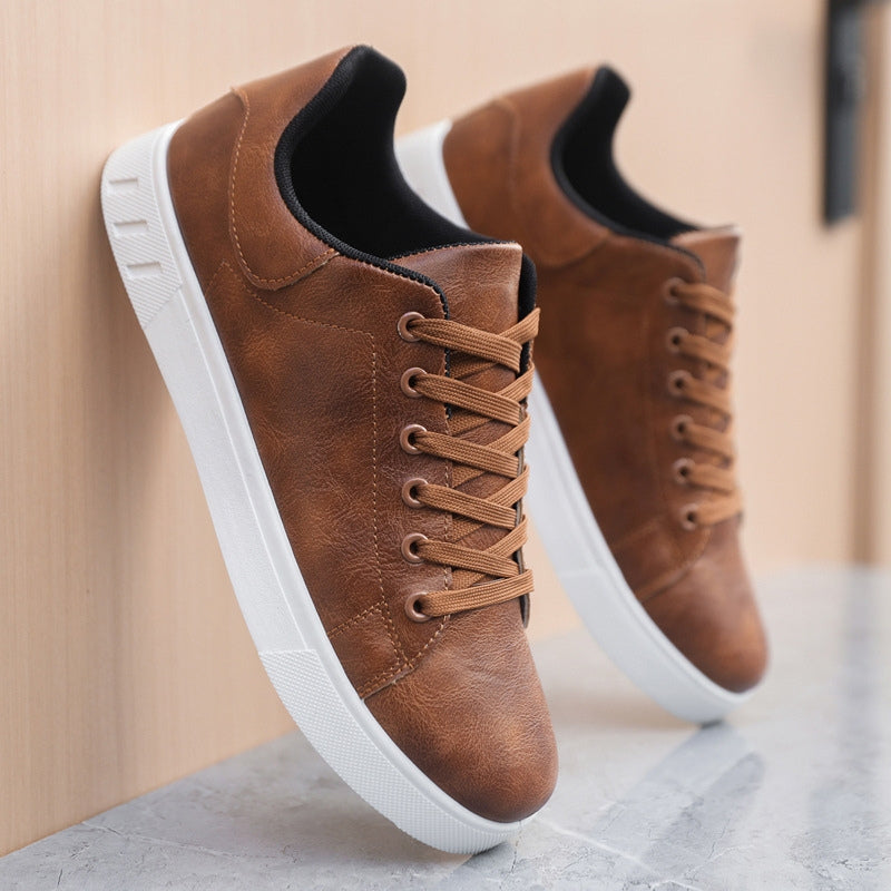 Comfortable men's lace-up sneakers, perfect for modern casual style and versatile everyday fashion.
