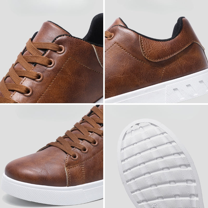 Modern lace-up men's sneakers, offering a stylish look and comfortable fit for versatile casual wear.