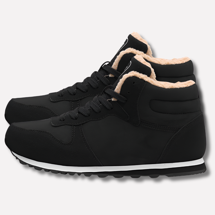 Stylish men's premium warm winter boots, ideal for ultimate comfort in cold weather & snow. Durable outdoor footwear.
