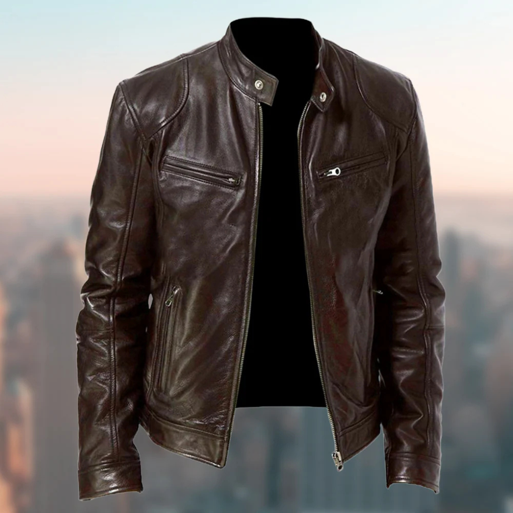 Modern men's all-season outerwear jacket with a tailored fit, ideal for stylish everyday and smart casual outfits.
