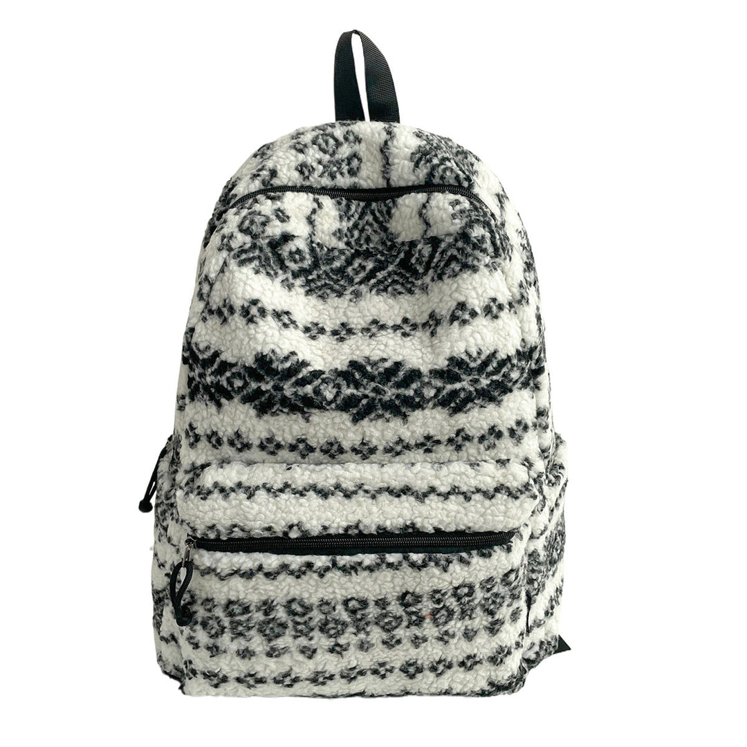 Versatile stylish textured backpack for unisex use. Ideal for school, travel, or casual daily fashion. Comes in black, brown, khaki.