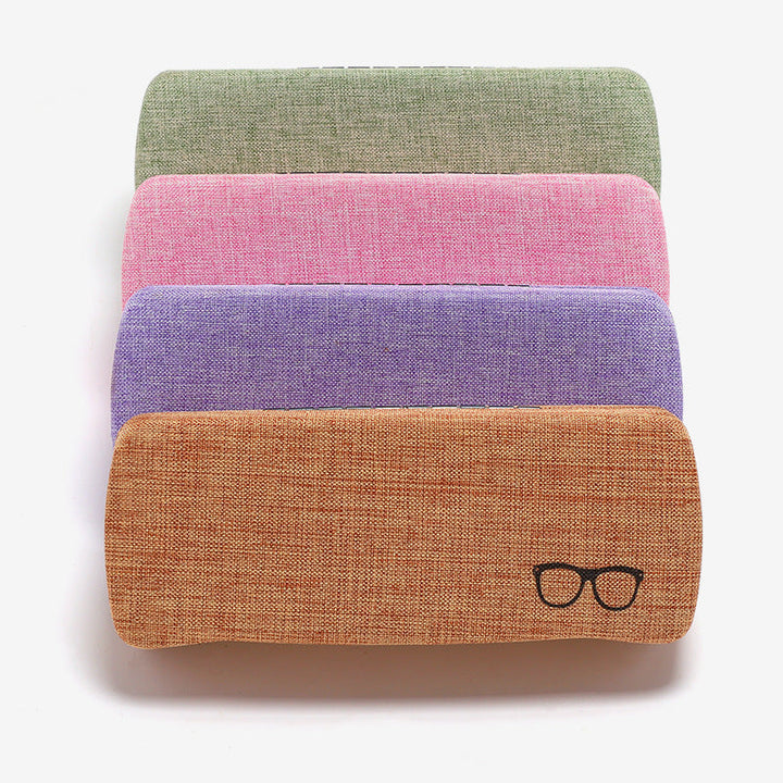 Compact travel accessory: eyewear protection case. Keeps glasses & sunglasses safe, stylish, unisex.