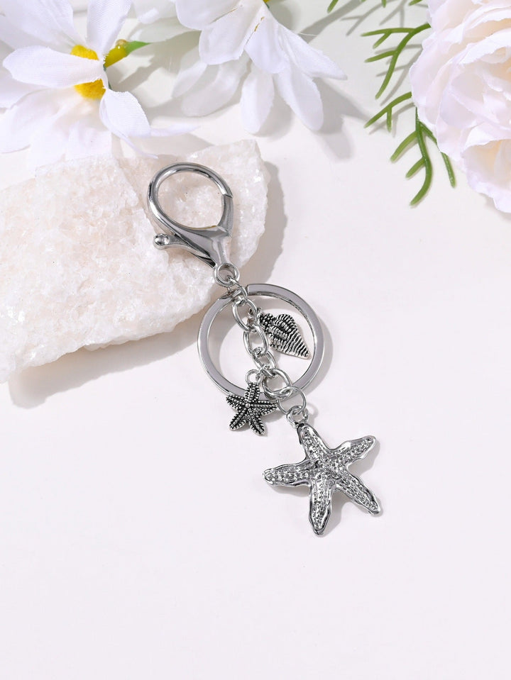 High-quality nautical star keychain. Stylish maritime accessory, an ideal gift.