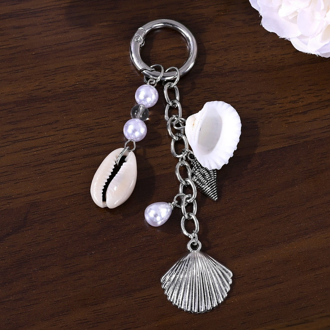 Sturdy nautical star key holder. Unisex bag charm, perfect for ocean adventures.