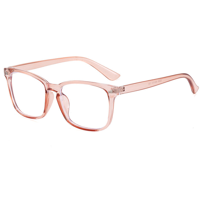 Elegant unisex square frame glasses, a fashionable and lightweight eyewear accessory. Ideal for stylish prescription lens wear.